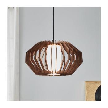 EGLO , 900386 , RUSTICARIA , függeszték , E27 , 1X40W , IP20 , barna, fehér kép