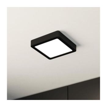 LED mennyezeti lámpa Fueva 5 IP44 3000K fekete 16x16cm 16x16cm