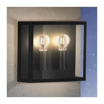 EGLO , 900698 , ALAMONTE 1 , fali lámpa , E27 , 2X40W , IP44 , átlátszó kép