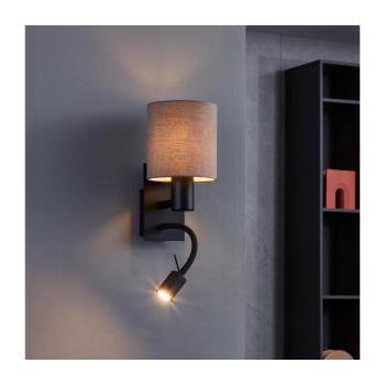 Eglo 900701 - LED flexibilis lámpa PASTERI 1xE27/40W/230V + LED/3,8W barna 900701 kép