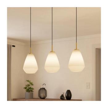 EGLO , 900813 , CAPRAROLA , függeszték , E27 , 3X40W , IP20 , homokszín kép