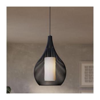 EGLO , 900828 , RAZONI 1 , függeszték , E27 , 1X40W , IP20 , fekete, fehér kép