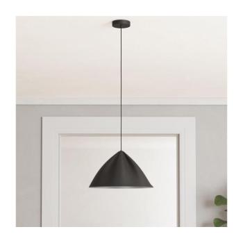 Eglo 900835 - Csillár zsinóron PODERE 1xE27/40W/230V fekete 900835 kép