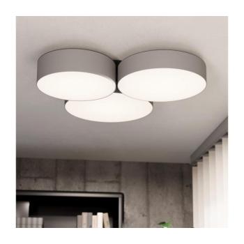EGLO , 900855 , BARBANO-Z , mennyezeti lámpa , 2700 K 6500 K , LED , 3X7,5W , Dimmelhető , IP20 , szürke, fehér kép
