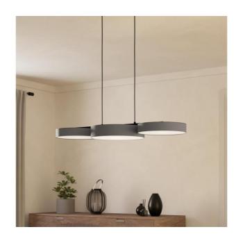 EGLO , 900856 , BARBANO-Z , függeszték , 2700 K 6500 K , LED , 3X7,5W , Dimmelhető , IP20 , szürke, fehér kép