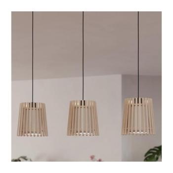 EGLO , 900903 , FATTORIA , függeszték , E27 , 3X25W , IP20 , natúr, fehér kép