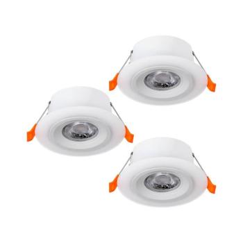 Eglo 900913 - SZETT 3x LED beépíthető mennyezeti lámpatest CALONGE 3xLED/4,8W/230V fehér 900913 kép