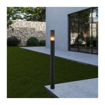 EGLO , 901035 , SALLE , állólámpa , E27 , 1X15W , IP54 , fekete-átlátszó kép