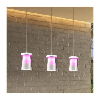 EGLO , 901122 , CHIUSELLO-Z , függeszték , 2700 K 6500 K , LED , 3X3,7W , Dimmelhető , IP20 , átlátszó, fehér kép