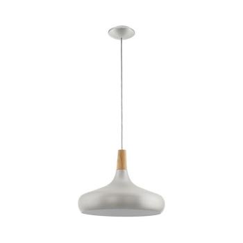 Eglo 901182-kábeles függeszték SABINAR 1xE27/40W/230V átm.40cm ezüst 901182 kép