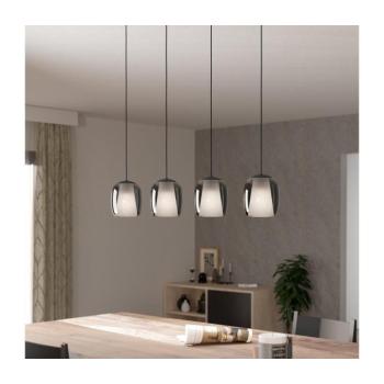 EGLO , 901193 , CIAMPINO , függeszték , E27 , 4X28W , IP20 , szürke kép