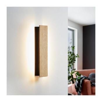 Eglo 901741 - LED fali lámpa ZUBIALDE LED/12W/230V 3000K barna 901741 kép