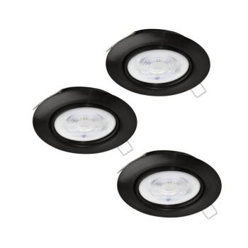EGLO , 901758 , FAVAZZINA , süllyesztett lámpa , 2700 K , GU10 , 3X4W , IP20, IP44 , átlátszó kép
