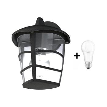 EGLO , 93098 , ALORIA , fali lámpa , E27 , 1X60W , IP44 , átlátszó kép
