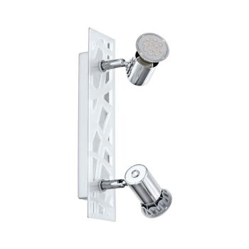 Eglo 93176 - LED Spotlámpa DAVEN 1 2xGU10-LED/5W/230V 93176 kép
