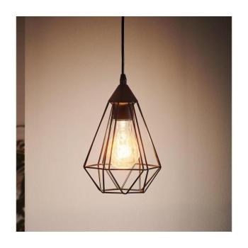 LED lámpa függeszték , mennyezeti , E27 , műanyag , fekete , EGLO , TARBES , 94187 kép