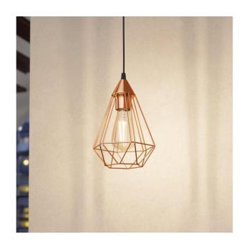 LED lámpa függeszték , mennyezeti , E27 , acél , réz , EGLO , TARBES , 94193 kép