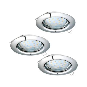 EGLO , 94236 , PENETO , süllyesztett lámpa , GU10 , 3X2,8W , IP20 kép