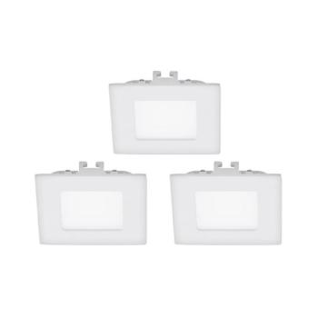 EGLO , 94733 , FUEVA 1 , süllyesztett lámpa , 3000 K , LED , 3X2,7W , IP20 , fehér kép
