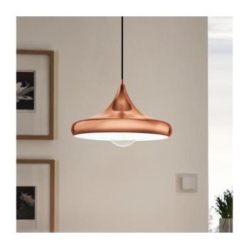 LED lámpa függeszték , mennyezeti , E27 , vörösréz , EGLO , CORETTO 2 , vintage , 94742 kép