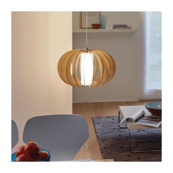 EGLO , 95598 , STELLATO 1 , függeszték , E27 , 1X60W , IP20 , juhar, fehér kép