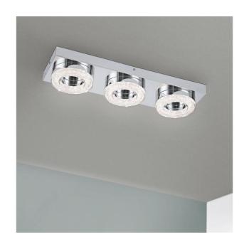 EGLO , 95663 , FRADELO , fali-mennyezeti lámpa , 3000 K , LED , 3X3,5W , IP20 , króm, átlátszó kép