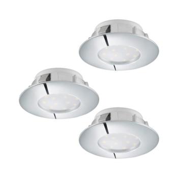 Eglo 95822 - 3 darabos PINEDA beépíthető LED mennyezeti lámpa LED/4,9W/230V 95822 kép