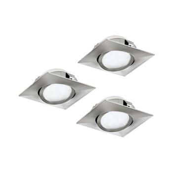 Eglo 95846 - 3 darabos PINEDA süllyesztett mennyezeti LED lámpatest LED/4,9W/230V 95846 kép