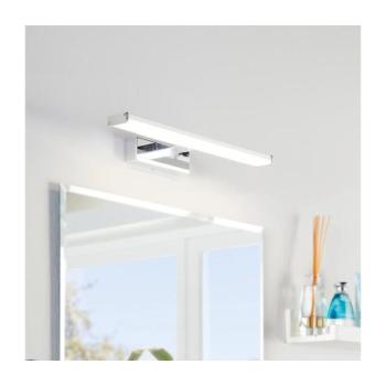 LED lámpatest , tükörvilágítás , 7.4 Watt , 40 cm , természetes fehér , króm , IP44 , EGLO , PANDELLA , 96064 kép