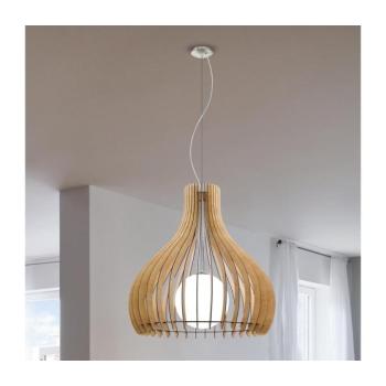 Eglo 96211 - TINDORI kábeles függeszték 1xE27/60W/230V Ø 50 cm fehér 96211 kép