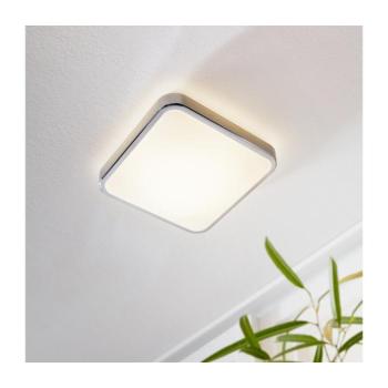 LED lámpatest , mennyezeti/fali , 16 Watt , meleg fehér , króm , IP44 , EGLO , MANILVA 1 , 99229 kép
