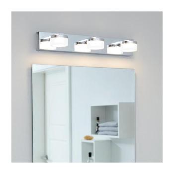 EGLO , 96543 , ROMENDO 1 , fali lámpa , 3000 K , LED , 3X7,2W , dimmelhető , IP44 , átlátszó, szatinált kép