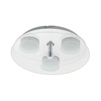 EGLO , 96545 , ABIOLA 1 , fali-mennyezeti lámpa , 3000 K , LED , 3X5,4W , IP20 , fehér, átlátszó kép