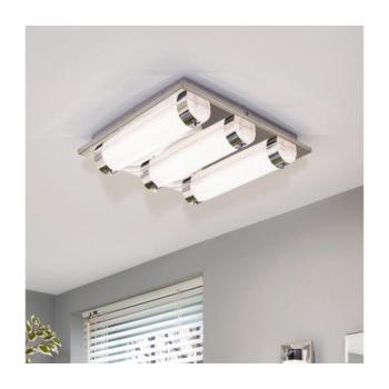 LED lámpatest , mennyezeti , 3x7 Watt , természetes fehér , króm , IP44 , EGLO , TOLORICO , 97056 kép