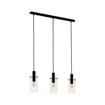 EGLO , 97367 , MONTEFINO , függeszték , E27 , 3X60W , IP20 , átlátszó kép