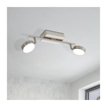 LED lámpatest , mennyezeti , 2 x 5W , dimmelhető , RGB , CCT , nikkel , EGLO , CORROPOLI-C , 97715 kép
