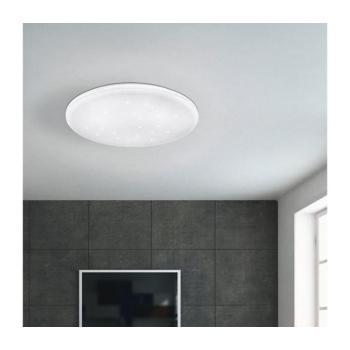 LED lámpatest , mennyezeti/fali , kerek , kristály hatású , 17.3W , meleg fehér , EGLO , FRANIA-S , 97878 kép