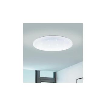 LED lámpatest , mennyezeti/fali , kristály hatású , 12W , kerek , állítható fehér színárnyalat (CCT) , dimmelhető , EGLO , FRANIA-A , 98294 kép