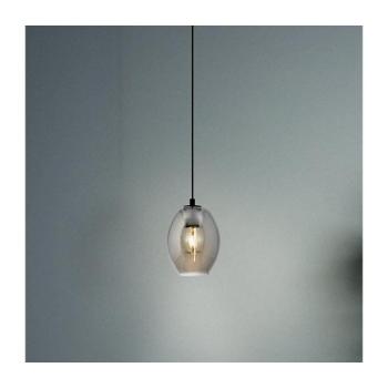EGLO , 98582 , CADAQUES , függeszték , E27 , 1X40W , IP20 , fekete-átlátszó kép
