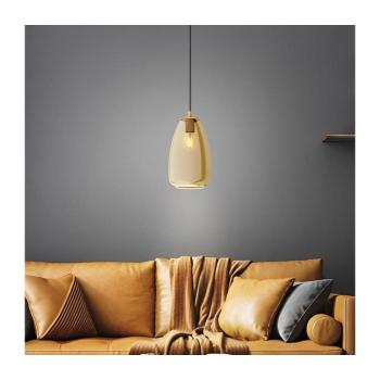 EGLO , 98648 , ALOBRASE , függeszték , E27 , 1X40W , IP20 , borostyán kép