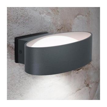 Chinoa LED kültéri falilámpa, antracit, szélesség 27 cm, fém kép