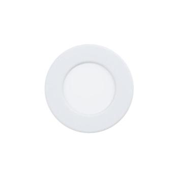 LED panel , 2.7W , süllyesztett , kerek , meleg fehér , fehér keret , IP44 , EGLO , FUEVA 5 , 99202 kép