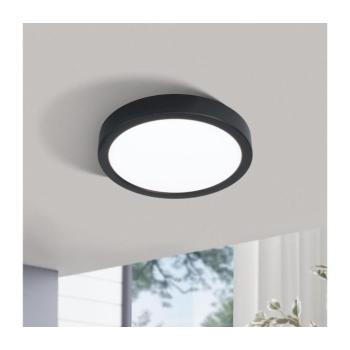 LED panel , 16.5W , falon kívüli , kerek , természetes fehér , fekete keret , EGLO , FUEVA 5 , 99234 kép