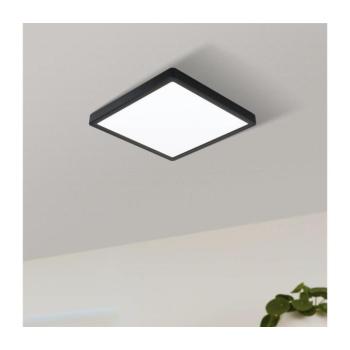 LED mennyezeti lámpa Fueva 5, IP20 fekete 21x21cm kép
