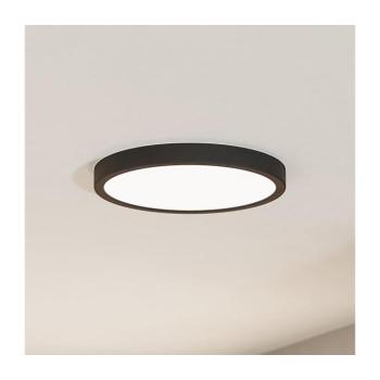 LED panel , 20W , falon kívüli , kerek , dimmelhető , meleg fehér , fekete keret , EGLO , FUEVA 5 , 99264 kép