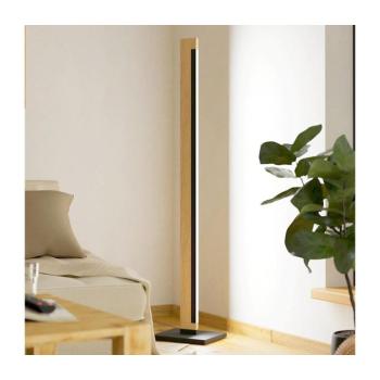 LED lámpa , állólámpa , 19.5W , dimmelhető , meleg fehér , fa , fekete , EGLO , CAMACHO , 99296 kép