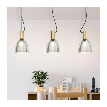 EGLO , 99314 , LEBALIO , függeszték , E27 , 3X40W , IP20 , fekete-átlátszó kép