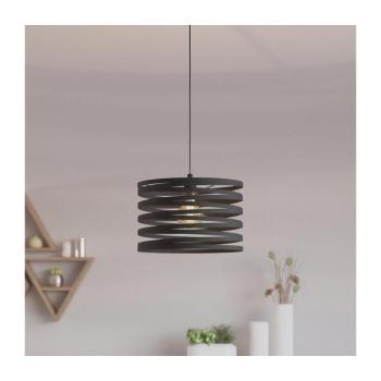 LED lámpa függeszték , mennyezeti , 37 cm , E27 , acél , fekete , EGLO , CREMELLA , 99345 kép
