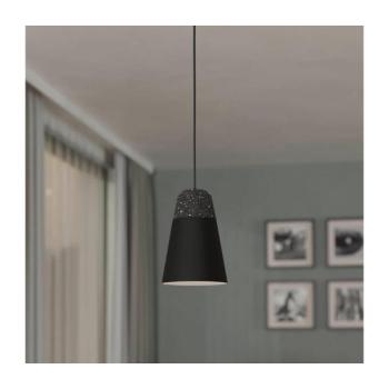 EGLO , 99544 , CANTERRAS , függeszték , E27 , 1X40W , IP20 , szürke, fehér kép