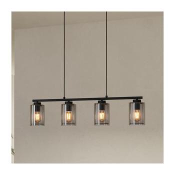 EGLO , 99707 , ZOCABON , függeszték , E27 , 4X40W , IP20 , átlátszó kép